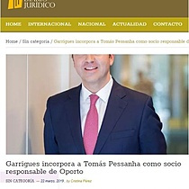 Garrigues incorpora a Toms Pessanha como socio responsable de Oporto